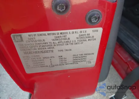 2007 Chevrolet Silverado 1500 Classic Work Truck z USA, uszkodzony, nr VIN 3GCEC14XX7G222772